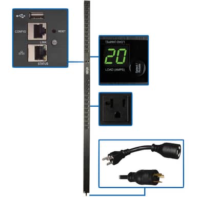 PDU Monitored 1.9kW 120V 24 5-15/20R LX Platform 70in. 0URM TAA