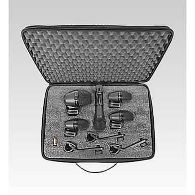 5-piece drum mic kit including 1-PGA52; 3-PGA56;  1-PGA57; 1-A25D stand adapter; 3-AP56DM drum