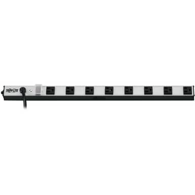 Vertical Power Strip 120V 5-15R 8 Outlet 10ft Cord 24" Length