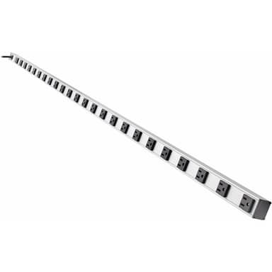 24-Outlet Vertical Power Strip, 15ft Cord