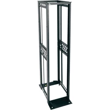 38SP 4-POST FRAME RACK,12/24,BLK