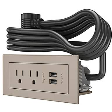 Radiant Furniture Power Center Nickel