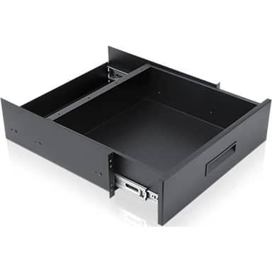 DRW STR REC 3RU 14.75D BLK