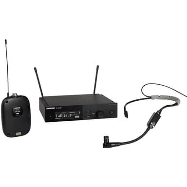 Combo System with SLXD1 Bodypack SLXD4 Receiver  and SM35 Headworn