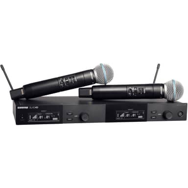 Shure SLXD24D/B58-H55 Dual Wireless Vocal System Beta 58