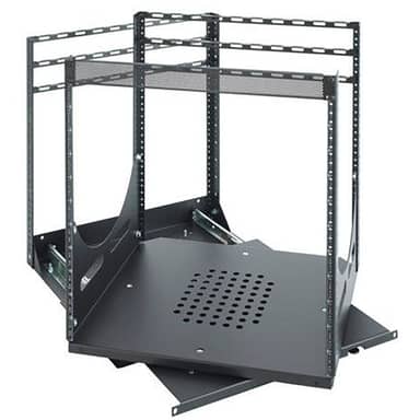 Additional sliding rotating rack for 2-bay or 3-bay creden
