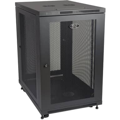 18U Rack Enclosure Server Cabinet 33" Deep w/ Doors &amp; Sides