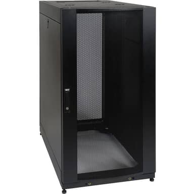 25U Rack Enclosure Server Cabinet with Doors &amp; Sides 3000lb Capacity