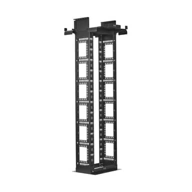 SmartRack 45U Heavy-Duty 2-Post Open Frame Rack, 12-Inch Deep