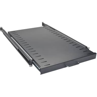 Rack enclosure cabinet standard sliding shelf 100lb capacity