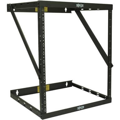 Wall Mount 2-Post Open Frame Rack Cabinet 8U / 14U / 22U