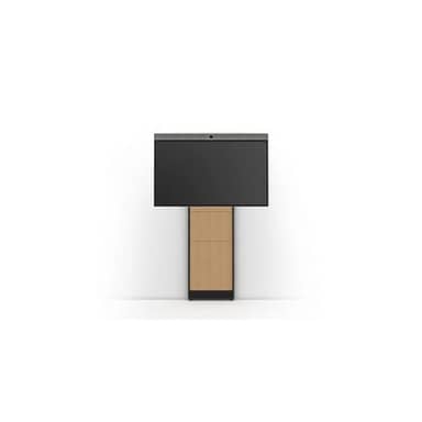 Strut70, Single Mount, Natural Oak Front, Black Trim