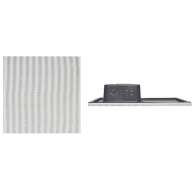 8Inch, HighPerformance, Powered Ceiling Tile Speaker - White