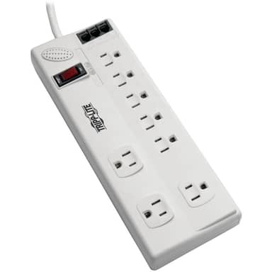Tripp Lite Surge Protector 120V 5-15R 8 Outlet RJ11 8ft Cord 2160 J TAA