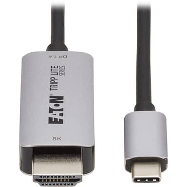 USB-C to HDMI Active Adapter Cable (M/M) - 8K 60 Hz, 4K 144 Hz, HDR, 4:4:4, HDCP 2.3, Black, 6 ft