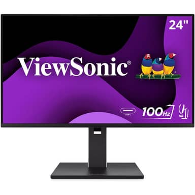 ViewSonic VG2452 24" 1080p IPS Ergonomic Monitor,65W USB-C