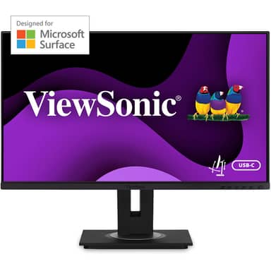 ViewSonic VG275 27" Ergonomic IPS Designed for Surface Monitor with USB-C,1920 x 1080 Res