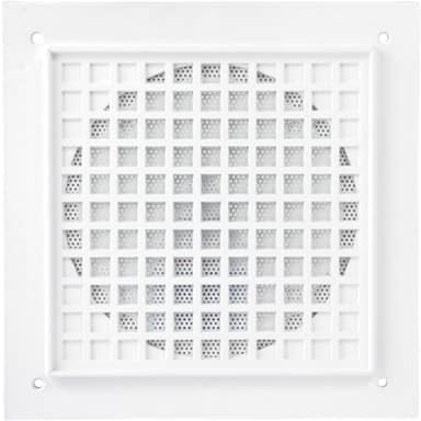 BAF V-P 4 IN SQ WHT
