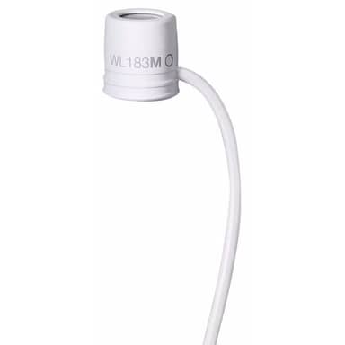 WL183MW/O-TQG 1 cm Omnidirectional Lavalier, White, TA4F