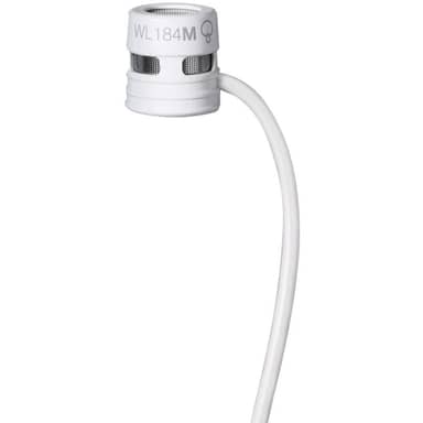 WL184MW/S-TQG Condenser Lavalier Microphone Supercardioid White
