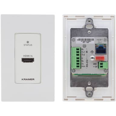 Kramer WP-789T/US-D(W/B) HDMI Wall-Plate Transmitter 4K60