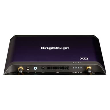 BrightSign XD1036 OS enabled Media Player, Dual UHD Video decode. PoE+. USB-C,