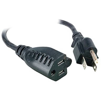 Comprehensive Cable ACP-BK-6 6' Universal AC Power Extension, Black