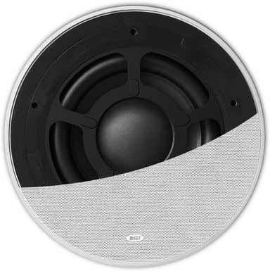 KEF CI250RRB-THX Round In-Ceiling Subwoofer (Single, White)