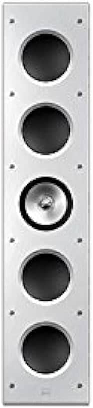 KEF CI3160RLB-THX In-Wall Subwoofer (THX Certified, 160mm Drivers, Black)