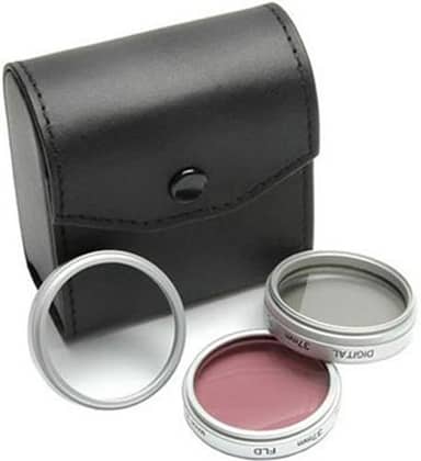 Sakar V0300-43N 43mm 3-Piece Polarizer/UV/F-DL Filter Kit