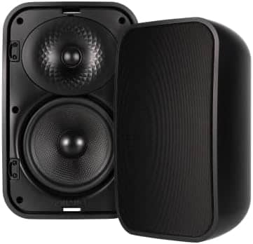 Sonance 93604 MX52 Mariner MX Series 5-1/4" 2-Way Outdoor Surface Mount Speakers (Pair) - Black