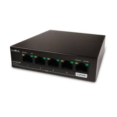 Luxul SW-100-04P 4 Port Unmanaged PoE+ Switch