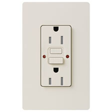 AV Install Accessories: Lutron 15A GFCI Receptacle &#038; Peerless DV-LED Trim Kit