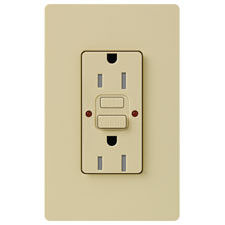 Lutron CAR-15-GFST 15 Amp GFCI Receptacle: Black vs Ivory Compared